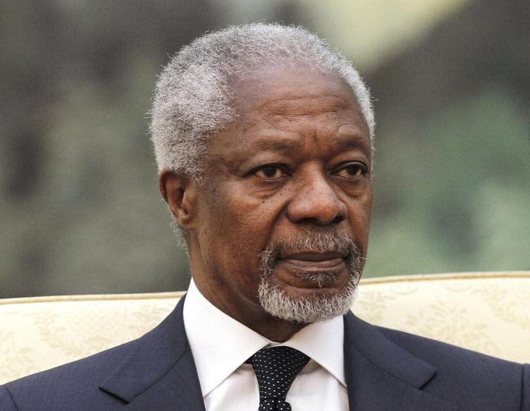 Former U.N. Secretary General Kofi Annan. (AP /Lintao Zhang)