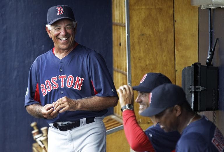 Boston Red Sox manager Bobby Valentine during a spring training baseball game against the New York Yankees on March 13 (AP)