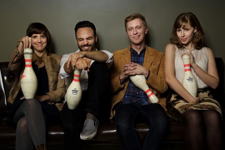 Lake Street Dive is Rachael Price (vocals), Mike Olsen (trumpet), Bridget Kearney (upright bass) and Mike Calabrese (percussion). (Photo Courtesy)