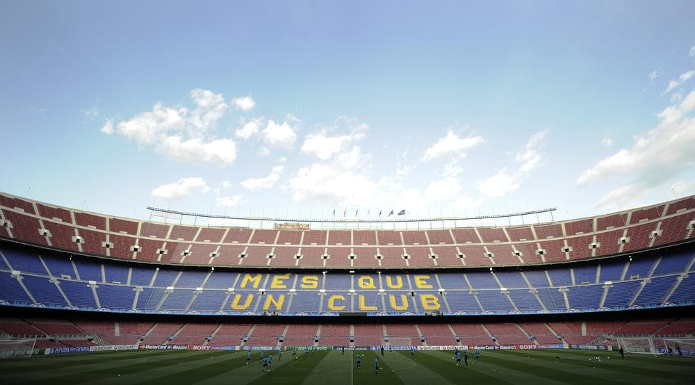 One of Bill Littlefield's favorite sports memories came at Camp Nou in Barcelona. (AP)