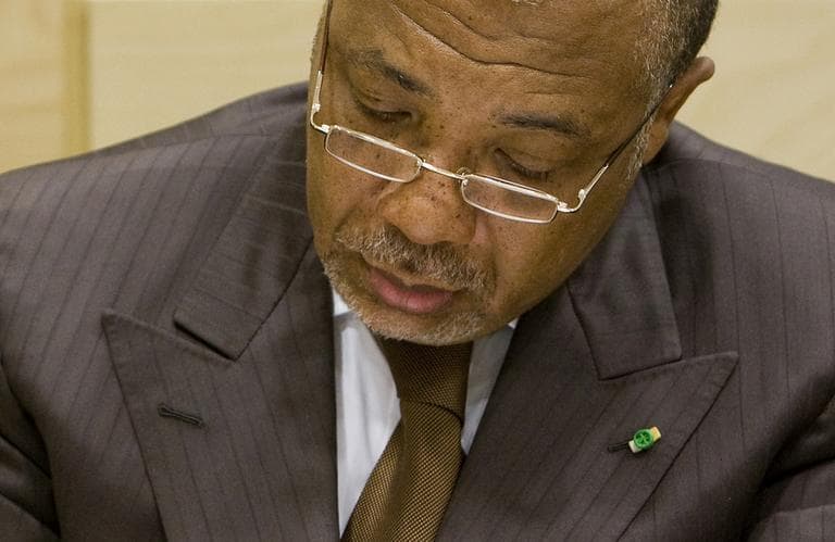 Former Liberian President Charles Taylor at the U.N.-backed Special Court for Sierra Leone in The Hague, Netherlands in 2009. (AP/ Pool)
