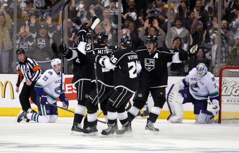 The Los Angeles Kings up-ended the #1-seeded Vancouver Canucks in Round 1. Can they keep up their inspired play? (AP)