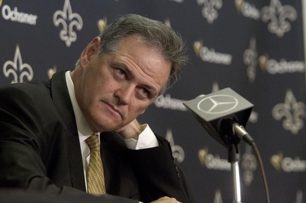 Mickey Loomis appears to be in hot water again, this time in conjunction with an FBI investigation into whether the Saints illegally monitored communications between opposing coaches during games. (AP)
