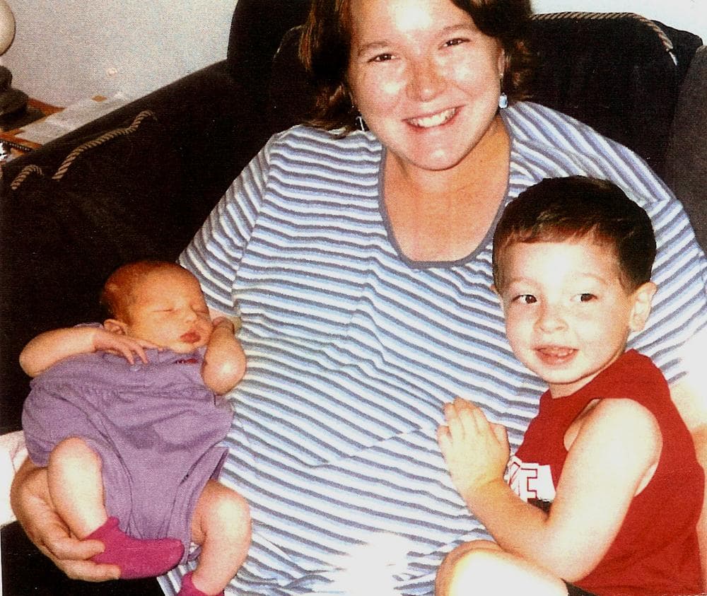 Riley as a baby with her mother, Kristen Davis, and brother, Cole (Courtesy of Kristen Davis)