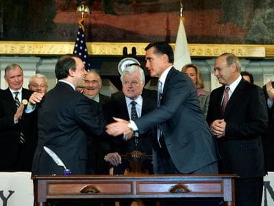 2006 Romneycare handshake
