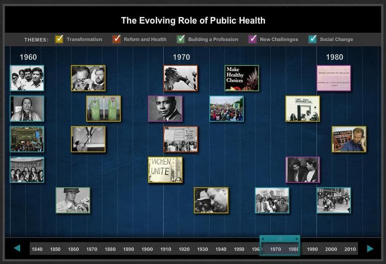 Interactive Timeline: The Evolving Role of Public Health (National Association of County and City Health Officials) 