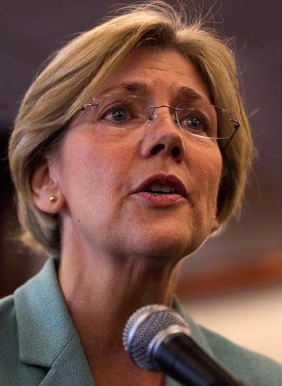 Democratic Senate candidate Elizabeth Warren (AP)
