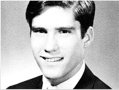 Mitt Romney seen in a high school photo. (AP)