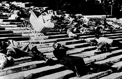 The Odessa Steps sequence from &quot;Battleship Potemkin.&quot; (Photograph: Kobal)