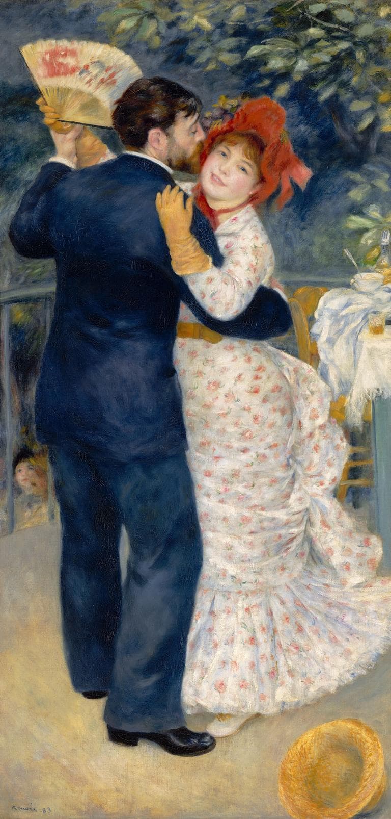 Pierre-Auguste Renoir's 1883 painting &quot;Dance in the Country.&quot; (Courtesy of the MFA)