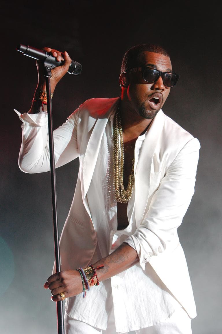 Singer and rapper Kanye West performs at Mawazine Festival in Rabat, Morocco in 2011. (AP)