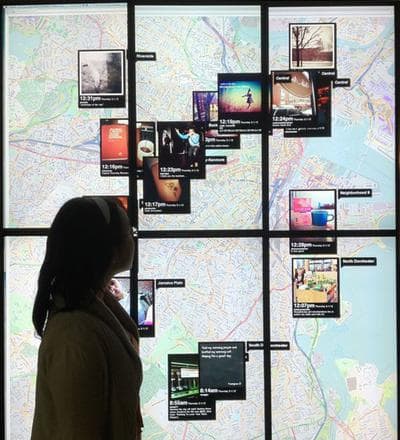 &quot;Snap&quot; pinpoints where people in Greater Boston are posting pictures using the app Instagram. (Courtesy The Boston Globe)