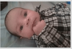 Brady Alcaide died of pertussis at the age of two-months. His parents are now trying to raise awareness about the disease. (Courtesy: Kathy Riffenburg)