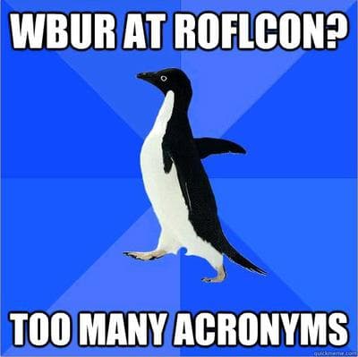 Socially awkward penguin is an advice animal meme &mdash; the top text illustrates an awkward behavior and the bottom reveals the often comical consequences. (Generated by Nate Goldman with quickmeme.com)