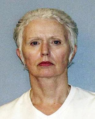 Catherine Greig, in her booking photo