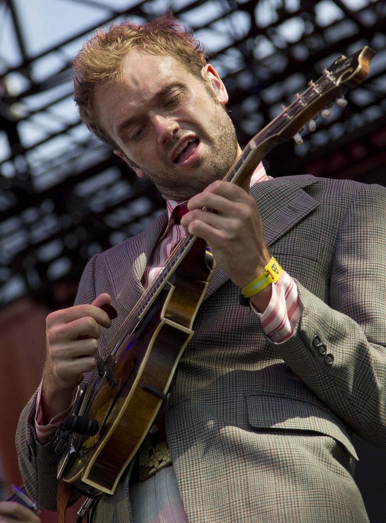 Chris Thile of the Punch Brothers performs during the Bonnaroo Music and Arts Festival in Manchester, Tenn. (AP)