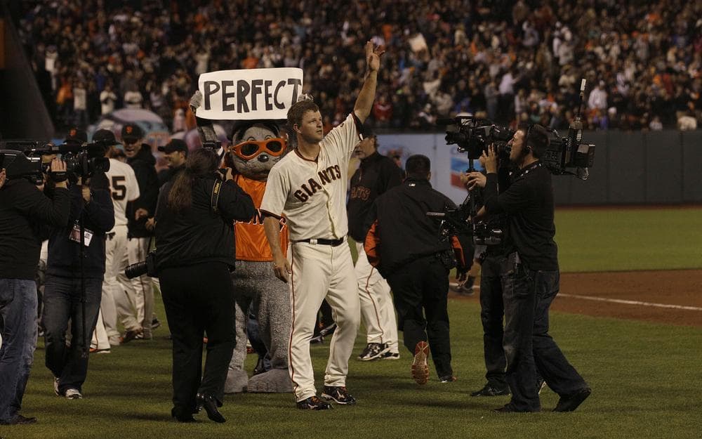 Matt Cain's recent perfect game for the San Francisco Giants was just one in what is now becoming more common in baseball. (AP)
