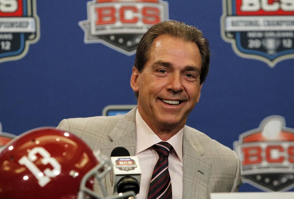 A playoff is finally coming to college football, a prospect that could make Alabama head coach Nick Saban's job a lot tougher. (AP)