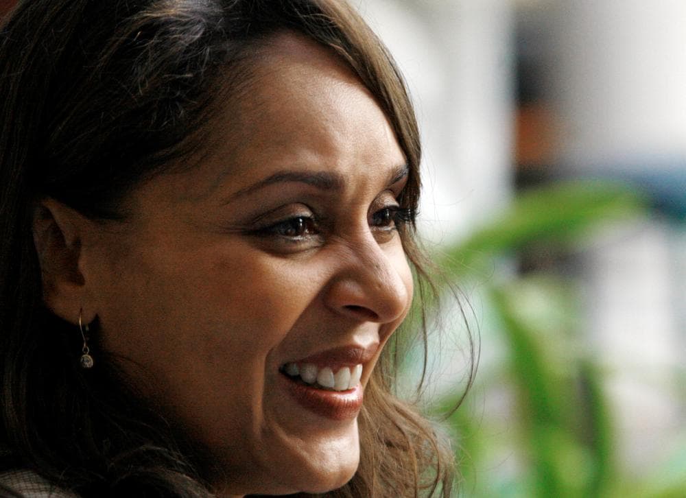 Pulitzer Prize winning author Natasha Trethewey laughs as she recalls the relatives she lived with during her summers in Mississippi, during a break in her speaking schedule at Delta State University in Cleveland, Miss., Wednesday, Oct. 10,. 2007. Trethewey, a creative writing professor at Emory University in Atlanta, received the 2007 Pulitzer Prize for poetry and is to receive the governor's award for literary excellence in February. (AP)