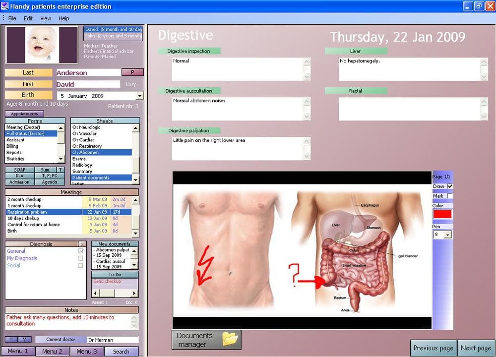 A sample electronic medical record (Wikimedia Commons)