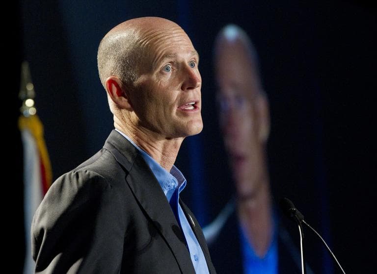 Florida Governor Rick Scott says his state will not take part in the Medicaid expansion program under President Obama's Affordable Care Act. (AP)