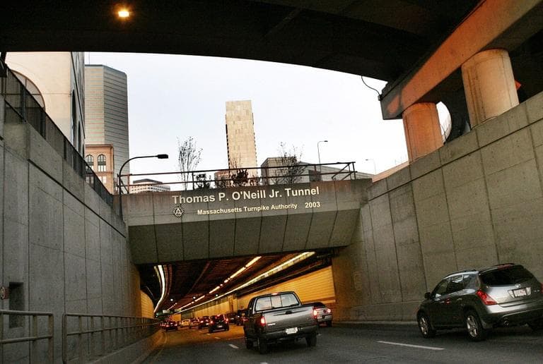 Traffic enters the Thomas P. O'Neill Jr. Tunnel, the major component of the Big Dig, Saturday Dec. 8, 2007, in Boston. (AP)