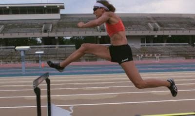 Hurdler Lolo Jones works with a team of coaches and sports technologists to improve her form.