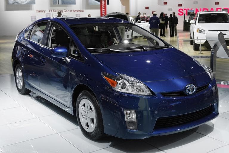A third generation Toyota Prius is shown at the North American International Auto Show in Detroit. (AP)