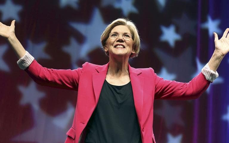 Elizabeth Warren raised over $8.6 million in the last quarter. (AP)