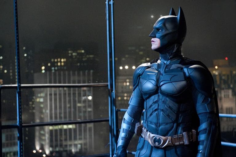 Christian Bale portrays Bruce Wayne and Batman in a scene from "The Dark Knight Rises." (AP/Warner Bros)