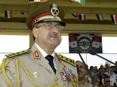 Syrian Defense Minister Gen. Dawoud Rajha last September. (Syrian Arab News Agency / AFP/Getty Images)