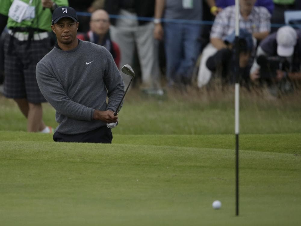 Tiger Woods is in the hunt at the British Open. Is this the major that brings him all the way back or will this be the time for someone else to shine? (AP)