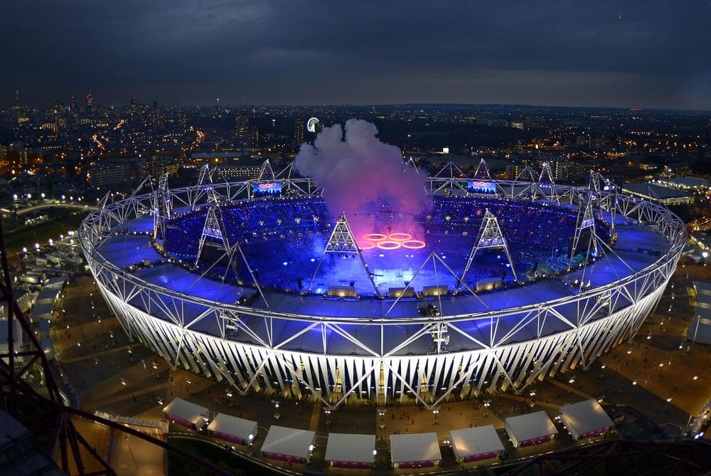 With the London Olympics beginning, the sounds of the Games were present all over the city. (AP)