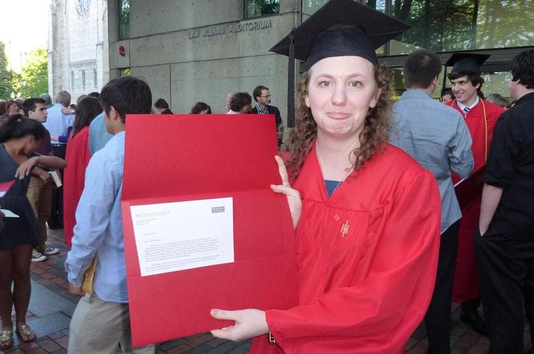 Annie Ropeik at her graduation ceremony at Boston University in 2012. (Courtesy: Annie Ropeik)