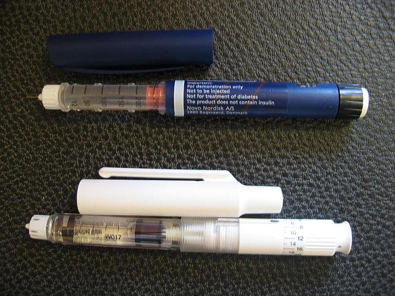 Insulin pens (WikiMedia Commons)