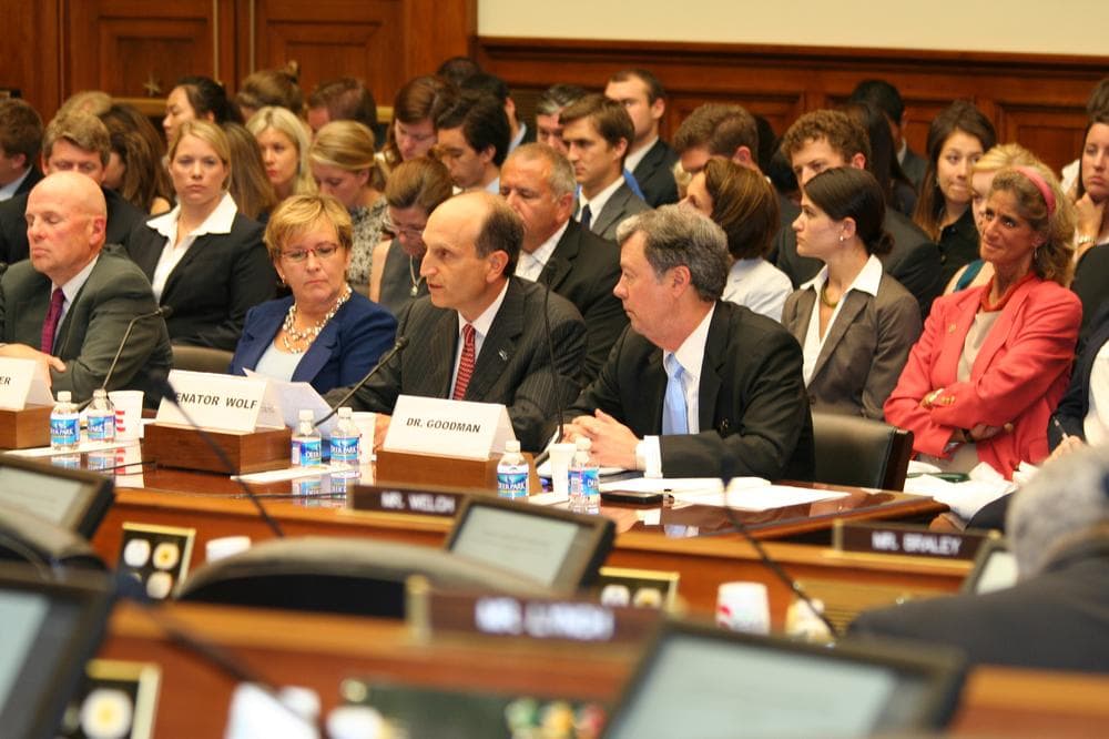 Mass. state senator Dan Wolf, CEO of Cape Air, testifies in Congress (Photo: Rory Sheehan, House Committee on Oversight and Government Reform)