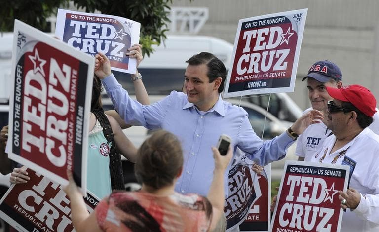 Former Texas Solicitor General Ted Cruz, center, is pictured in 2012. (AP)