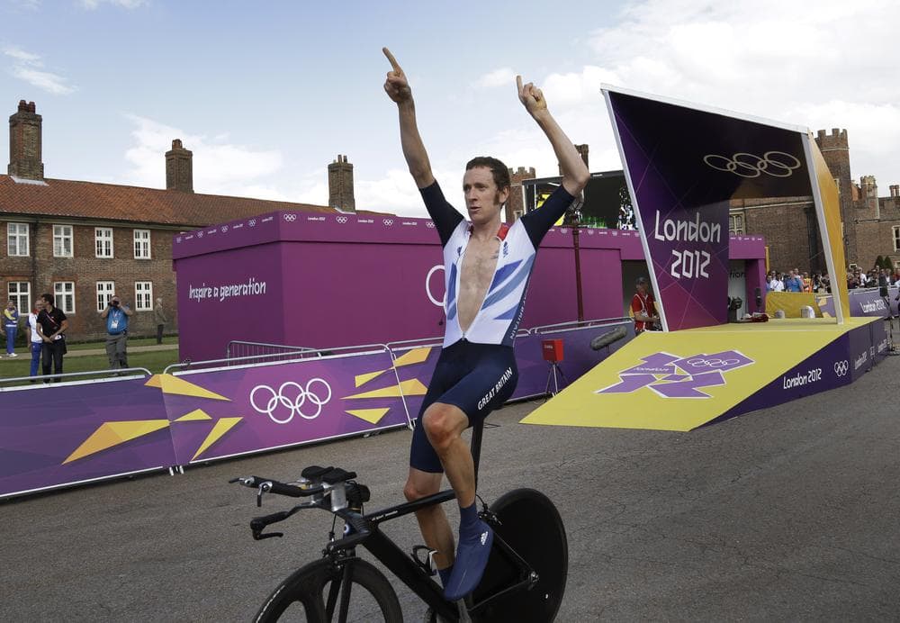 Britain's Bradley Wiggins is having a summer for the ages, winning the Tour de France and an Olympic gold medal. (AP)