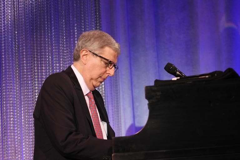 In this photograph taken by AP Images for Cedars-Sinai Medical Center, Marvin Hamlisch is seen at the Cedars-Sinai Board of Governors Gala at The Beverly Hilton Hotel in Beverly Hills, Calif. on Tuesday, November 8, 2011. (AP)