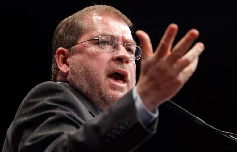 According to Dan Payne, not signing anti-tax activist Grover Norquist&#039;s pledge is a &quot;job killer.&quot; Here, Norquist addresses the Conservative Political Action Conference in Washington on Feb. 11. (AP)