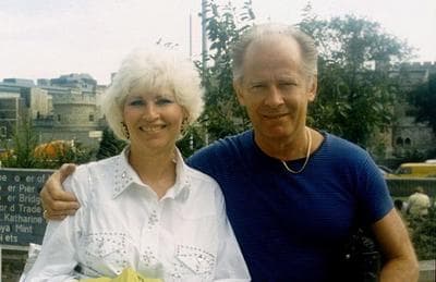 Teresa Stanley and Bulger on a trip to London in this undated photo (Stanley photo obtained by WBUR's David Boeri)