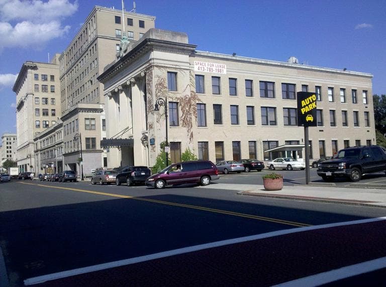 State Street in Springfield, part of the proposed development area for an MGM casino complex (Lynn Jolicoeur/WBUR)
