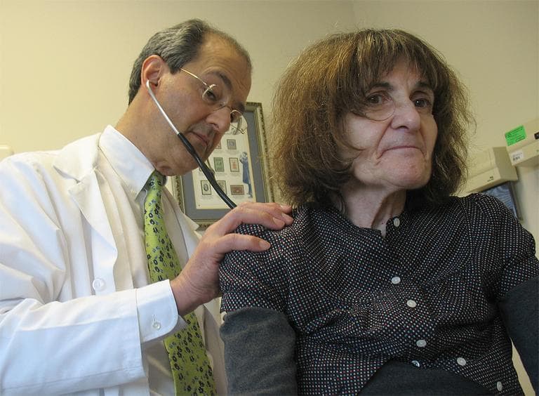 Dr. Joseph Kagan is Beder's longtime primary care doctor. (Martha Bebinger/WBUR)