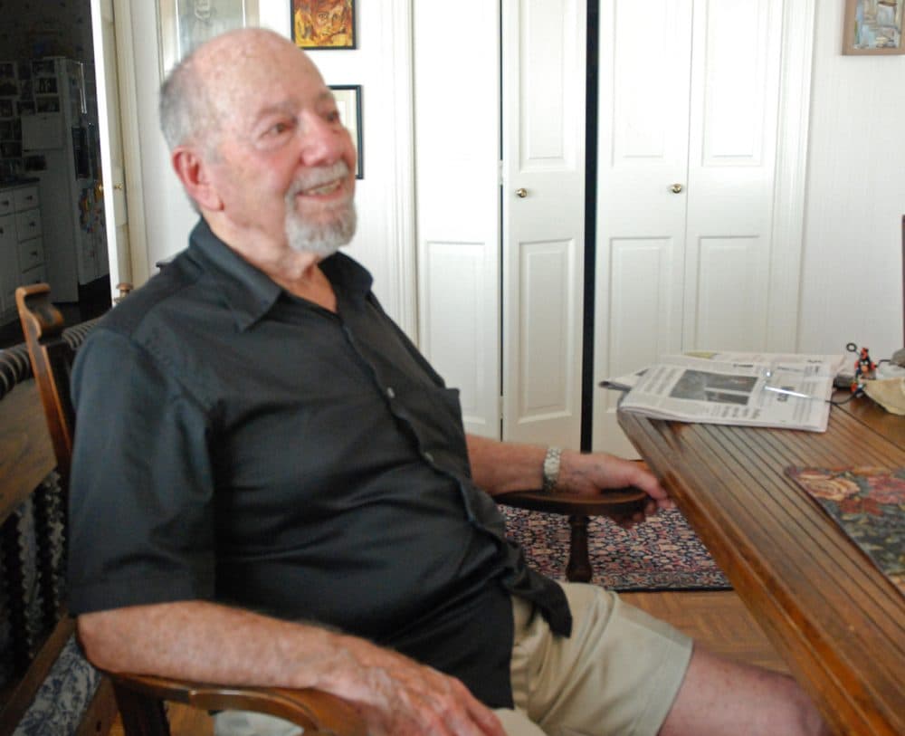 Charlie Ritz, 85, shares his wishes for the end of life as part of The Conversation Project. (George Hicks/WBUR)