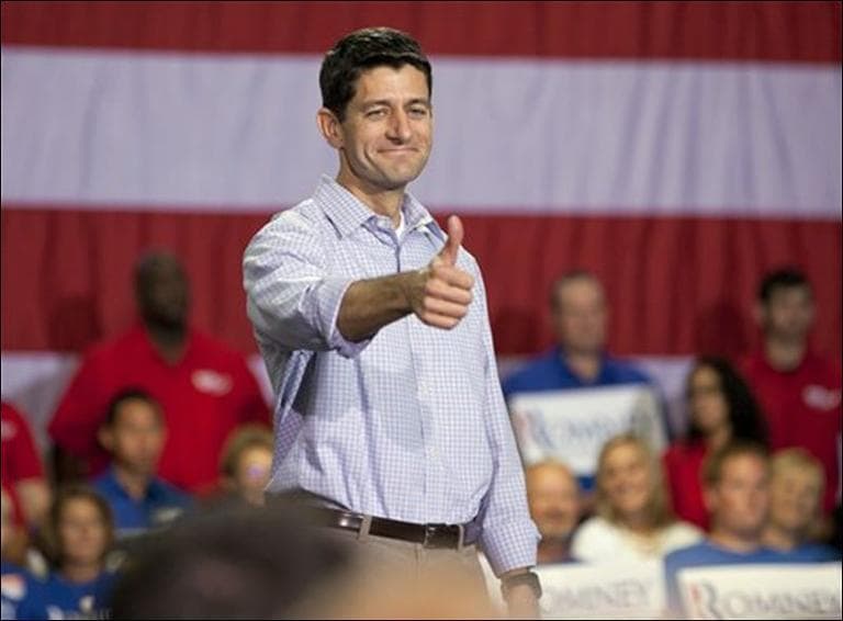 Republican vice presidential candidate Paul Ryan 