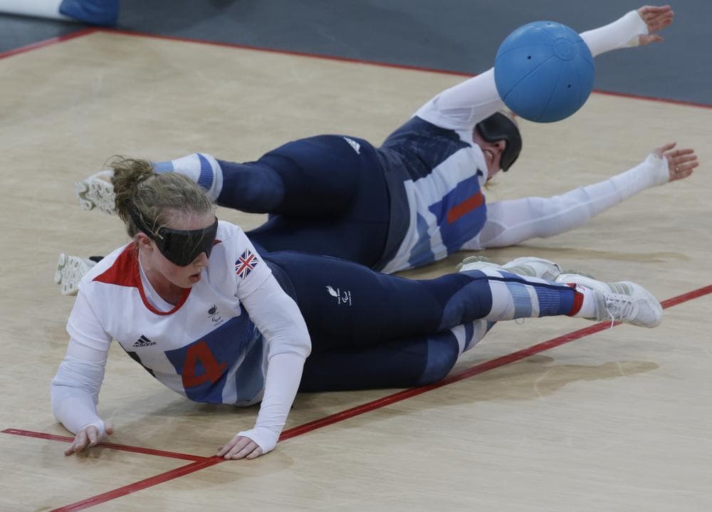 Goalball is one of the sports gaining a following at the London Paralympics. (AP)