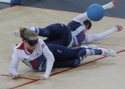 Goalball is one of the sports gaining a following at the London Paralympics. (AP)