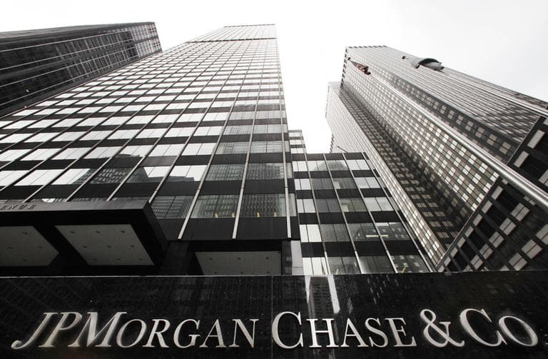 A JPMorgan office building is shown, Monday, May 14, 2012, in New York. (AP)