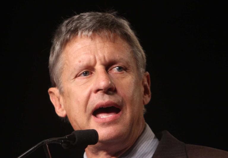 Libertarian Party presidential candidate, former New Mexico Gov. Gary Johnson. (AP)