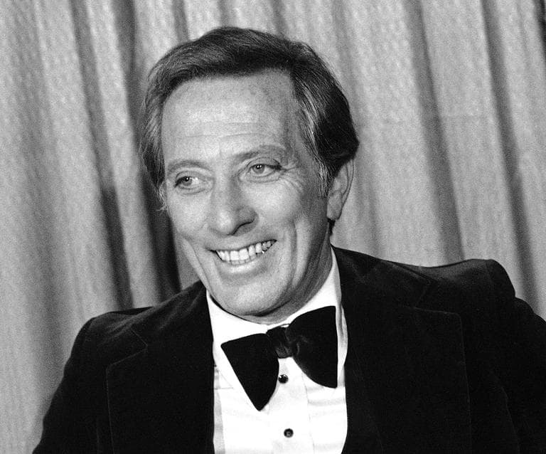 Performer and host Andy Williams at the Grammy Awards in Los Angeles in 1978. (AP)